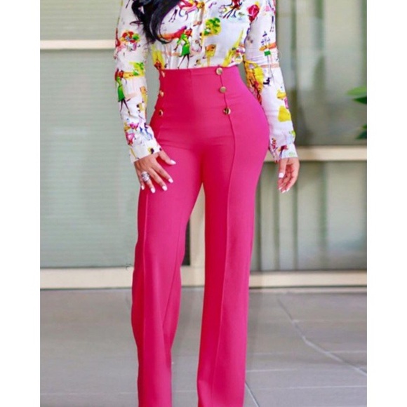 Pants - 𝓗𝒊𝒈𝒉 𝓦𝒂𝒊𝒔𝒕 𝓦𝒊𝒅𝒆 𝓟𝒂𝒏𝒕𝒔